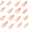 JP3997-Magnetic Cat Eye Elegance: Medium-Length Almond Press On Nails with 3D Designs for Reusable Salon Manicures at Home​